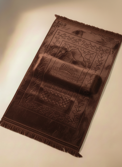 سجادة صلاة فاخرة ومريحة – ناعمة، سميكة، وثابتة